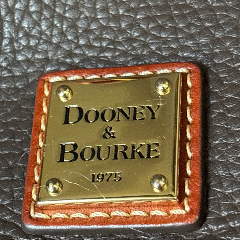 The Dooney & Bourke Darcy Black Pebbled Leather Top Handle - Picture 10 of 10
